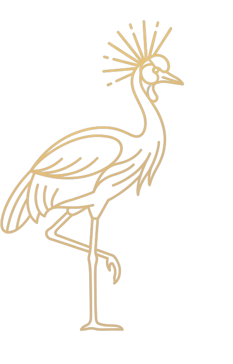Balearica crowned crane emblem
